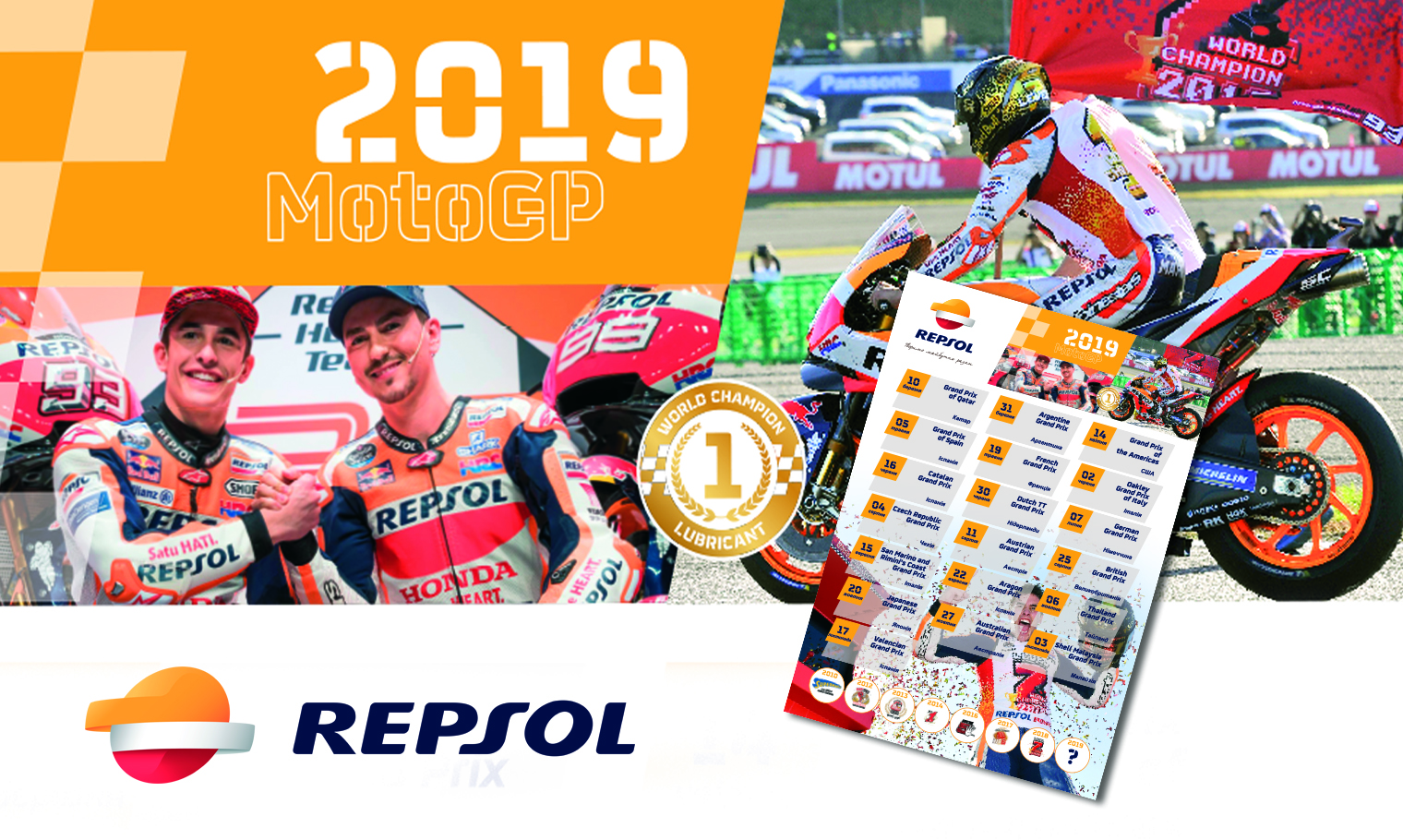 Календар перегонів MotoGP 2019